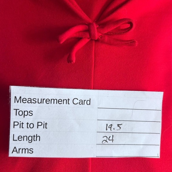 Talbots‎ Blouse Red Large - Picture 8 of 10